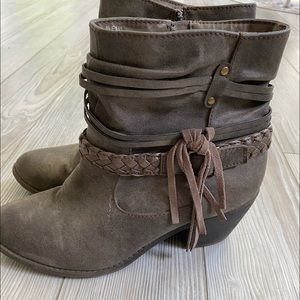 Gray Booties size 8.5